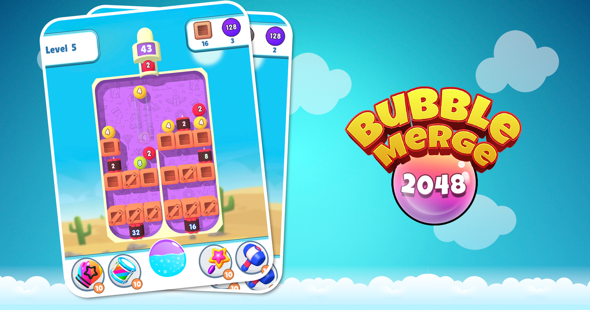 Bubble Merge 2048 Cover